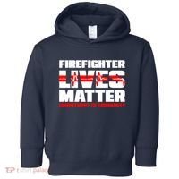 Firefighter Lives Matter Toddler Hoodie thumb 0