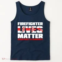 Firefighter Lives Matter Tank Top thumb 2