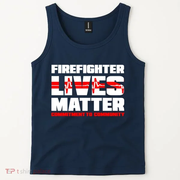 Firefighter Lives Matter Tank Top