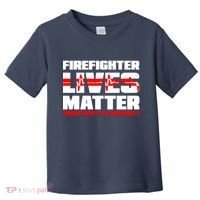 Firefighter Lives Matter Toddler T-Shirt thumb 0