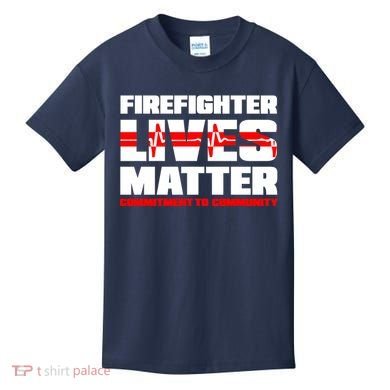 Firefighter Lives Matter Kids T-Shirt