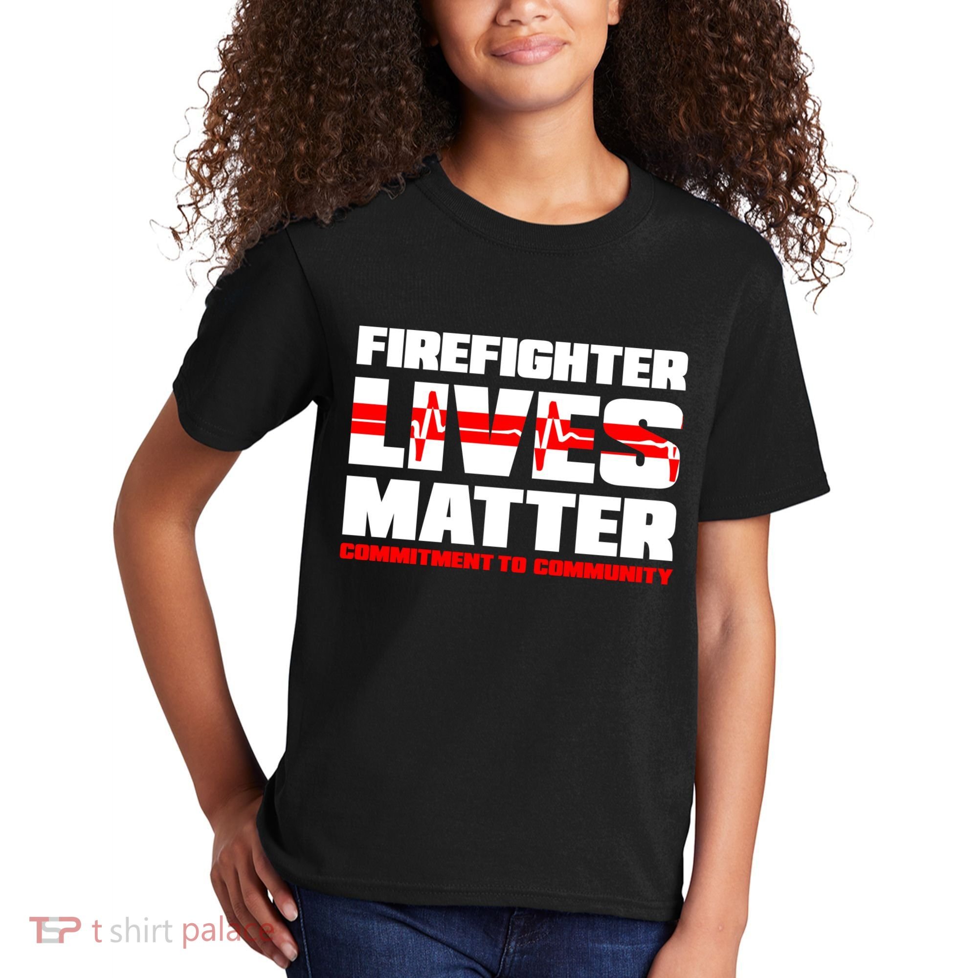 Firefighter Lives Matter Kids T-Shirt