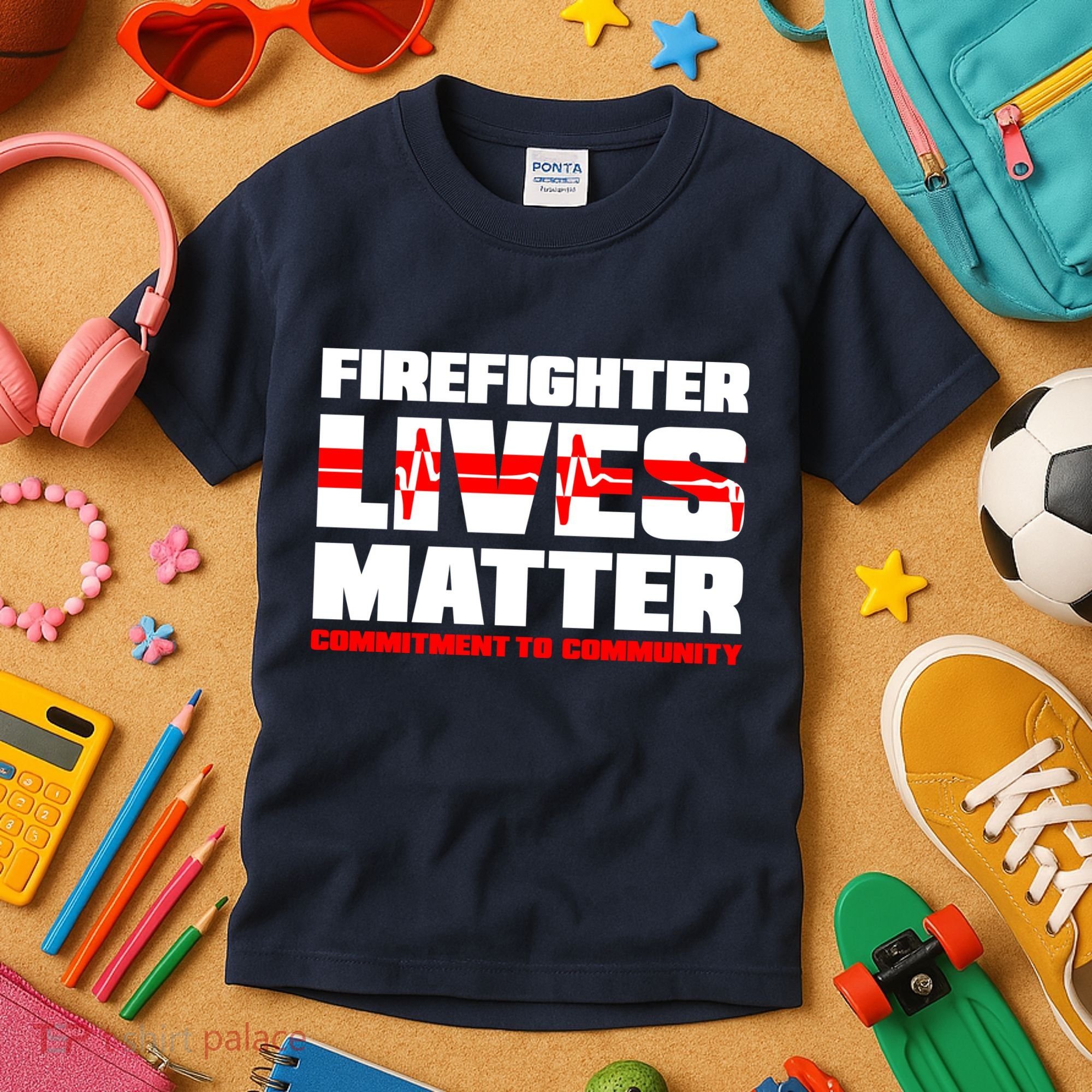 Firefighter Lives Matter Kids T-Shirt