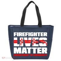 Firefighter Lives Matter Tote Bag thumb 0