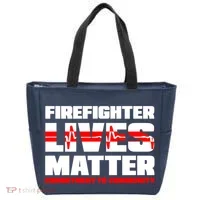Firefighter Lives Matter Tote Bag thumb 0