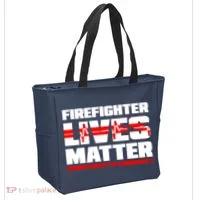 Firefighter Lives Matter Tote Bag thumb 2