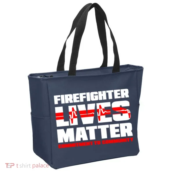 Firefighter Lives Matter Tote Bag