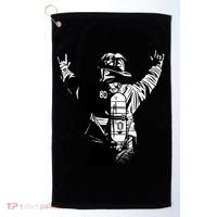 Firefighter Rock Hands Golf Towel thumb 0