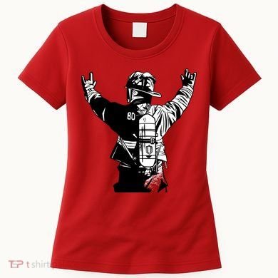 Firefighter Rock Hands Women's T-Shirt