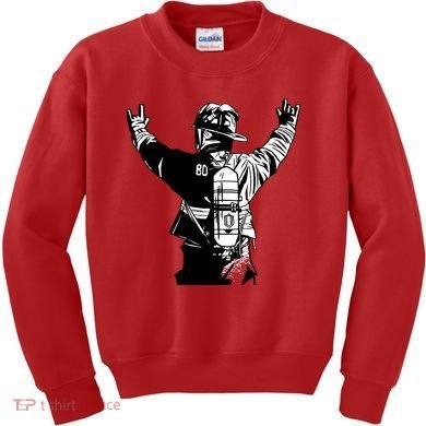 Firefighter Rock Hands Kids Sweatshirt