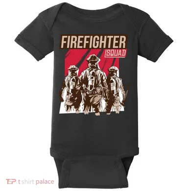Firefighter Squad Baby Bodysuit