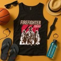 Firefighter Squad Tank Top thumb 4