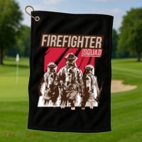 Firefighter Squad Golf Towel thumb 1