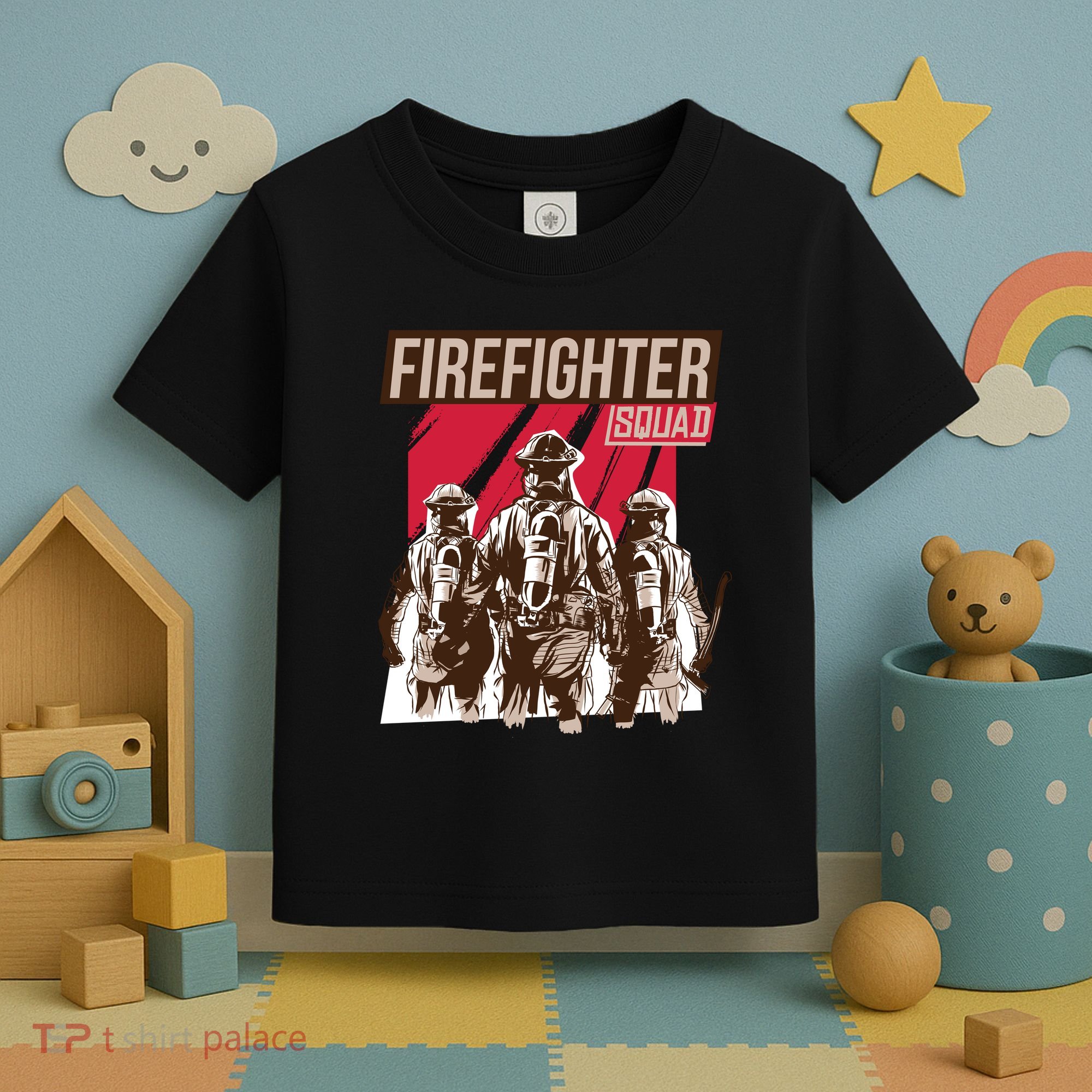 Firefighter Squad Toddler T-Shirt