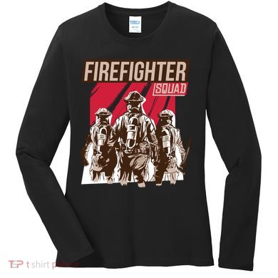 Firefighter Squad Women's Long Sleeve Shirt