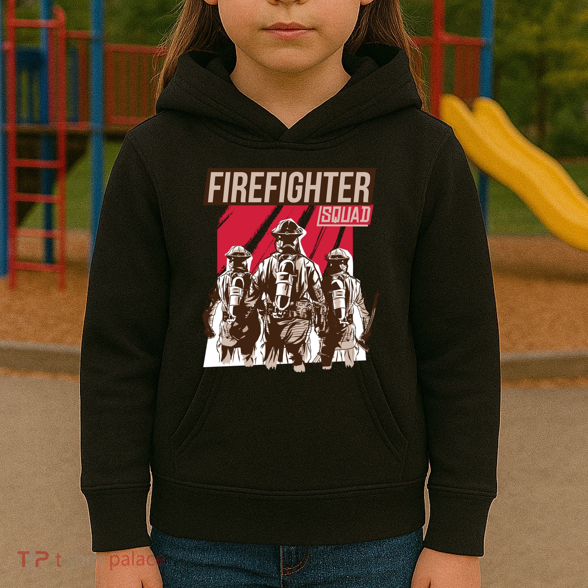 Firefighter Squad Kids Hoodie