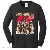 Firefighter Squad Kids Long Sleeve Shirt thumb 0