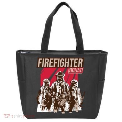 Firefighter Squad Tote Bag