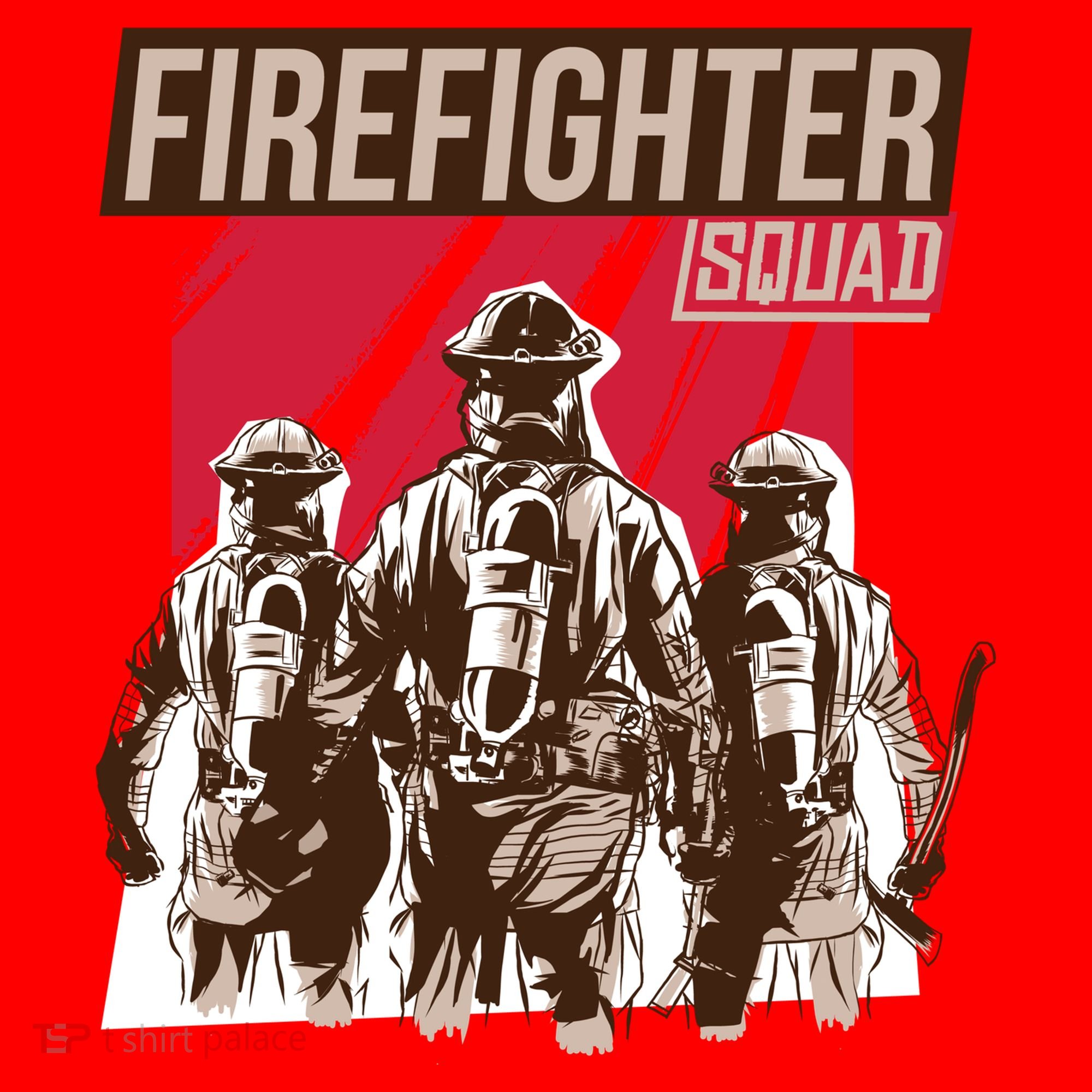 Firefighter Squad Santa Hat