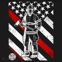 Firefighter Thin Red Line Serve Honor Rescue Bucket Hat thumb 4