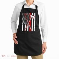 Firefighter US Flag Thin Red Line Apron thumb 2
