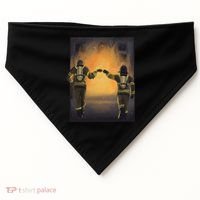 Firefighters Fist Bump  USA-Made Doggie Bandana thumb 0