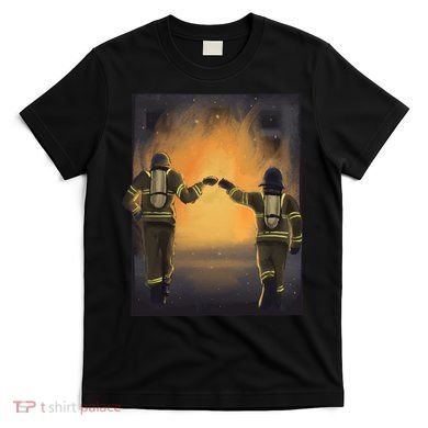 Firefighters Fist Bump  T-Shirt