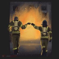 Firefighters Fist Bump  Tumbler thumb 3