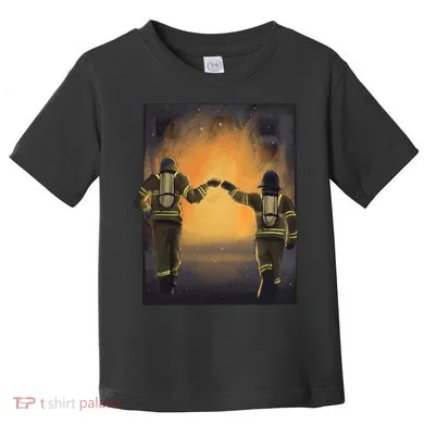 Firefighters Fist Bump Toddler T-Shirt