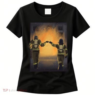 Firefighters Fist Bump  Women's T-Shirt