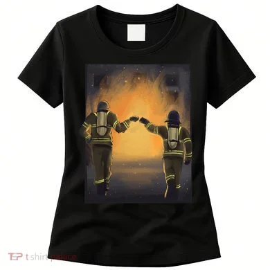 Firefighters Fist Bump Women's T-Shirt