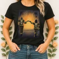 Firefighters Fist Bump  Women's T-Shirt thumb 2