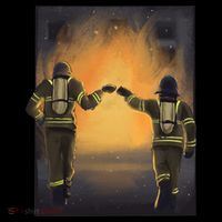 Firefighters Fist Bump  Women's T-Shirt thumb 6