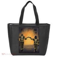Firefighters Fist Bump  Tote Bag thumb 0