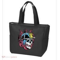Fireman Skull Flame Tote Bag thumb 3