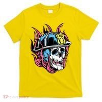 Fireman Skull Flame T-Shirt thumb 0