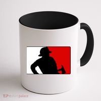 Fireman Team Logo Coffee Mug thumb 1