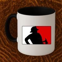 Fireman Team Logo Coffee Mug thumb 2