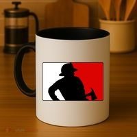 Fireman Team Logo Coffee Mug thumb 4