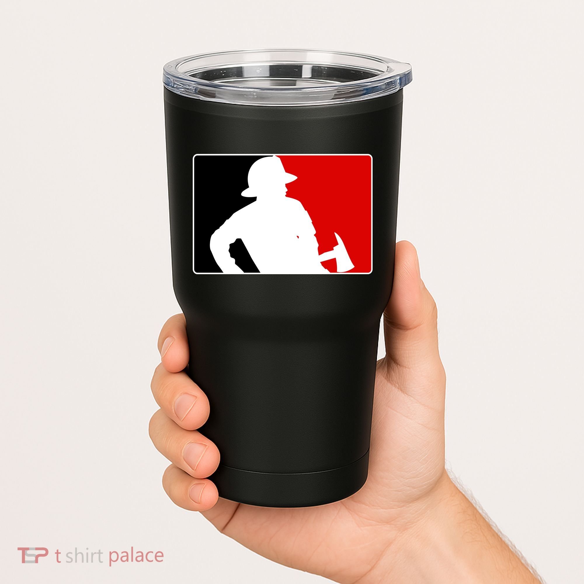 Fireman Team Logo Tumbler