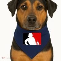 Fireman Team Logo USA-Made Doggie Bandana thumb 1