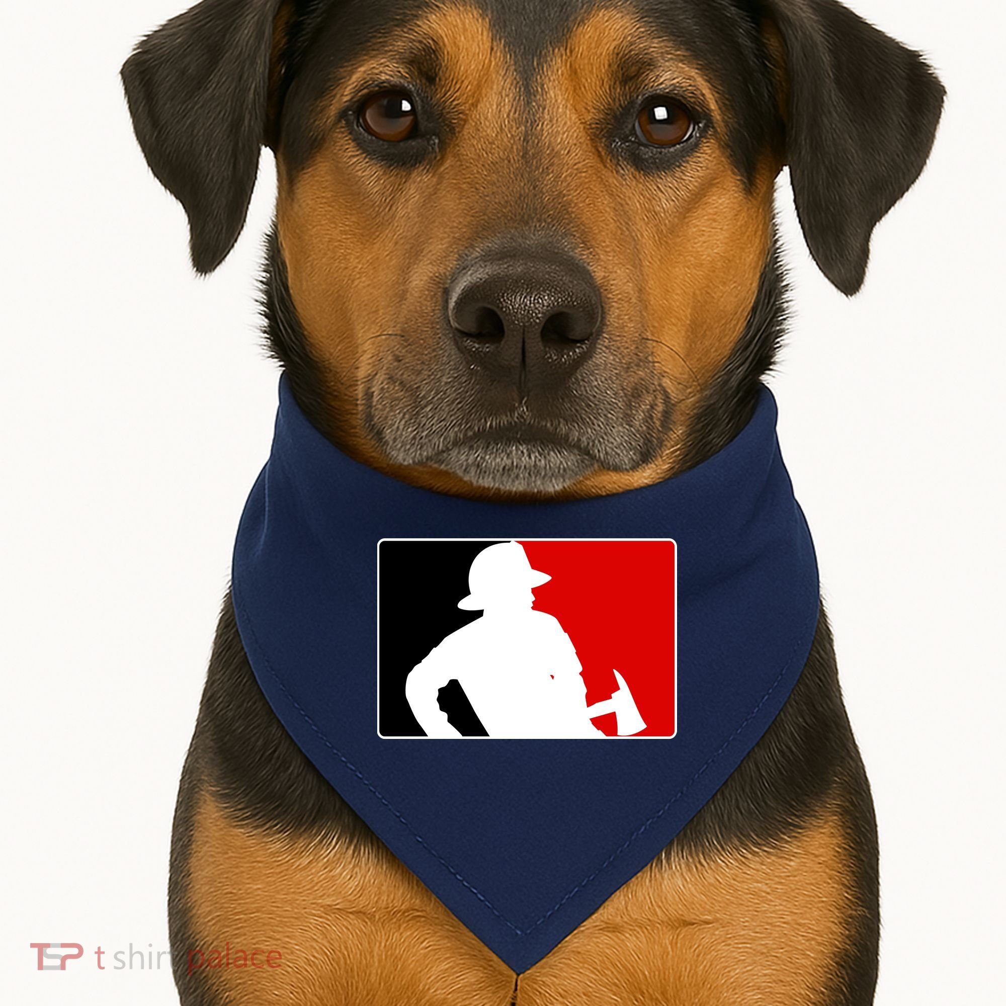 Fireman Team Logo USA-Made Doggie Bandana