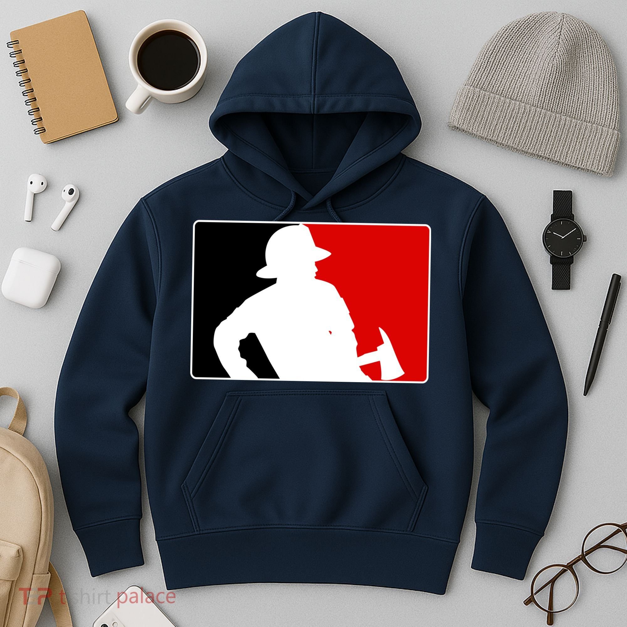 Fireman Team Logo Hoodie