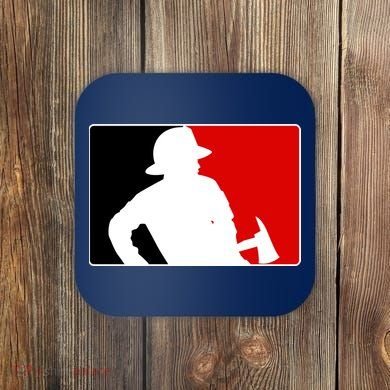 Fireman Team Logo Coaster