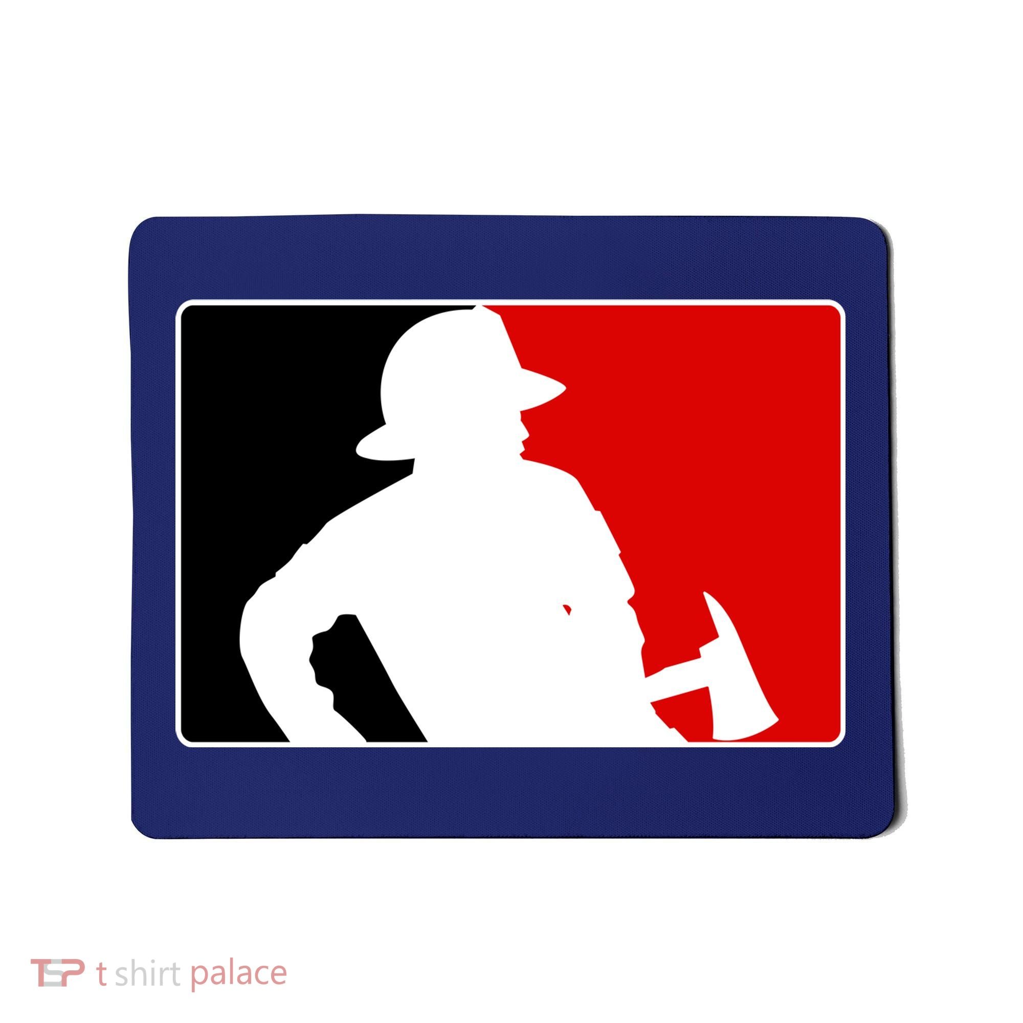 Fireman Team Logo Mousepad