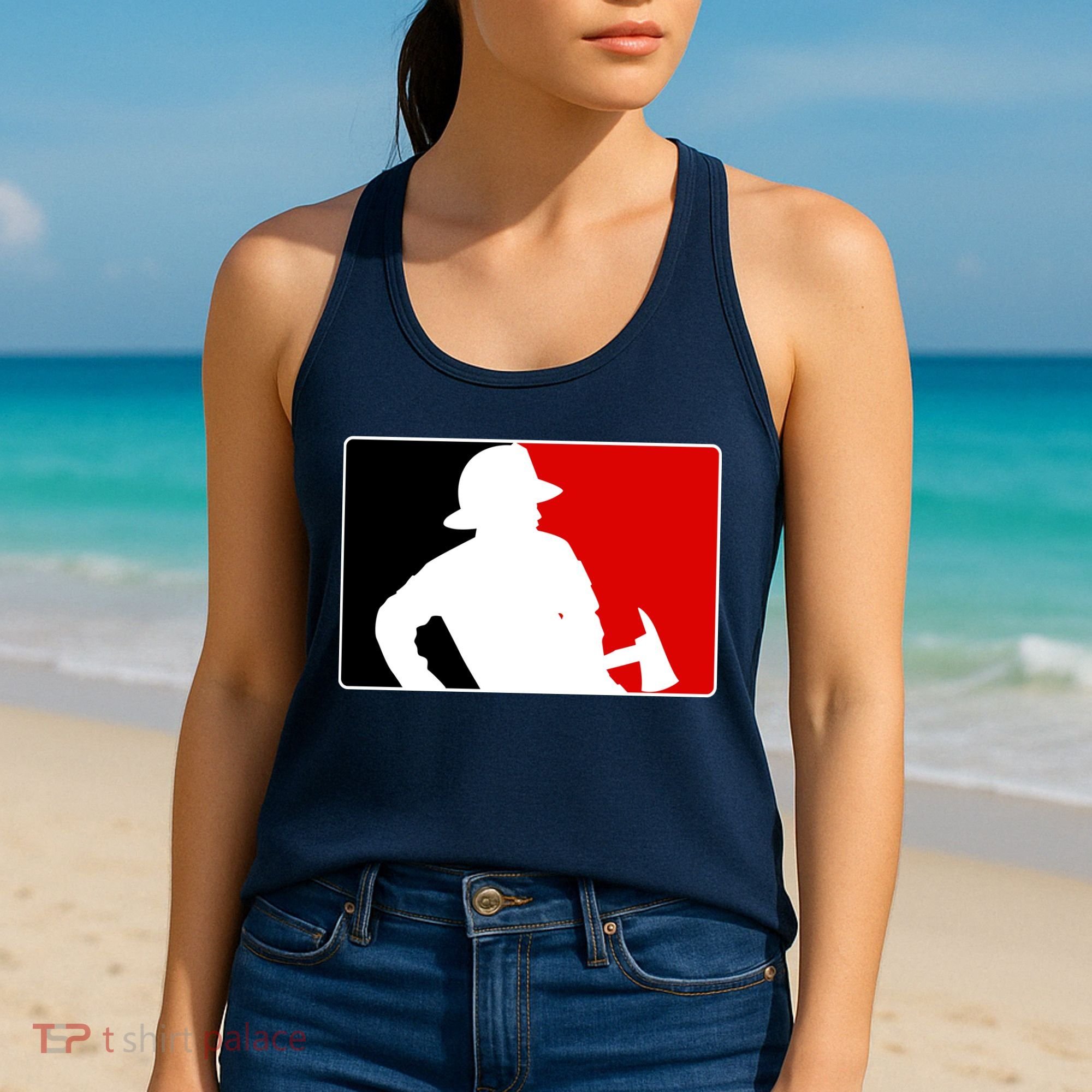 Fireman Team Logo Women's Tank Top