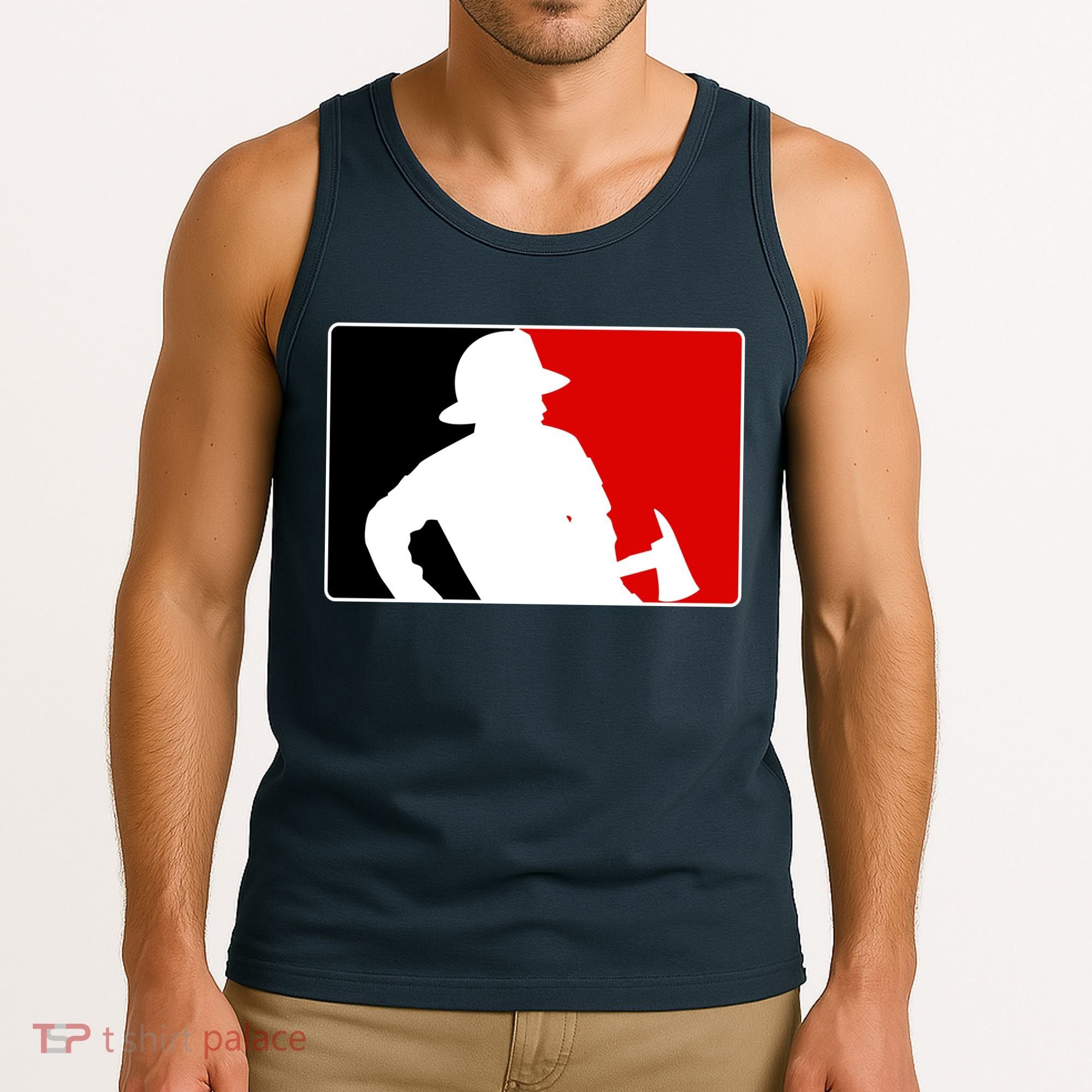 Fireman Team Logo Tank Top
