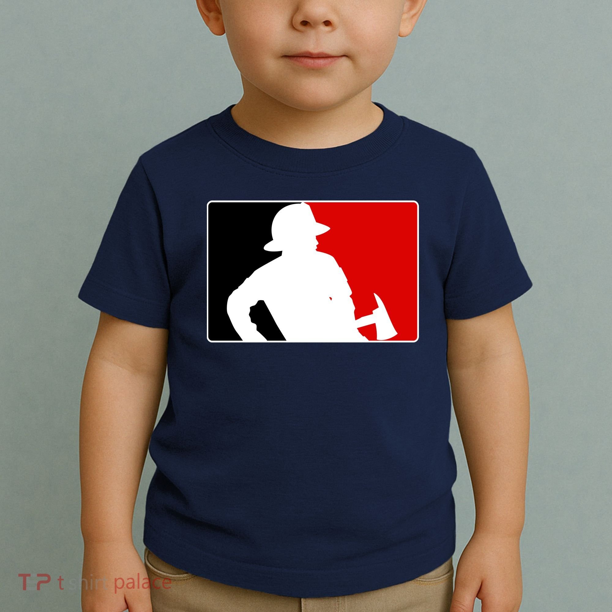 Fireman Team Logo Toddler T-Shirt