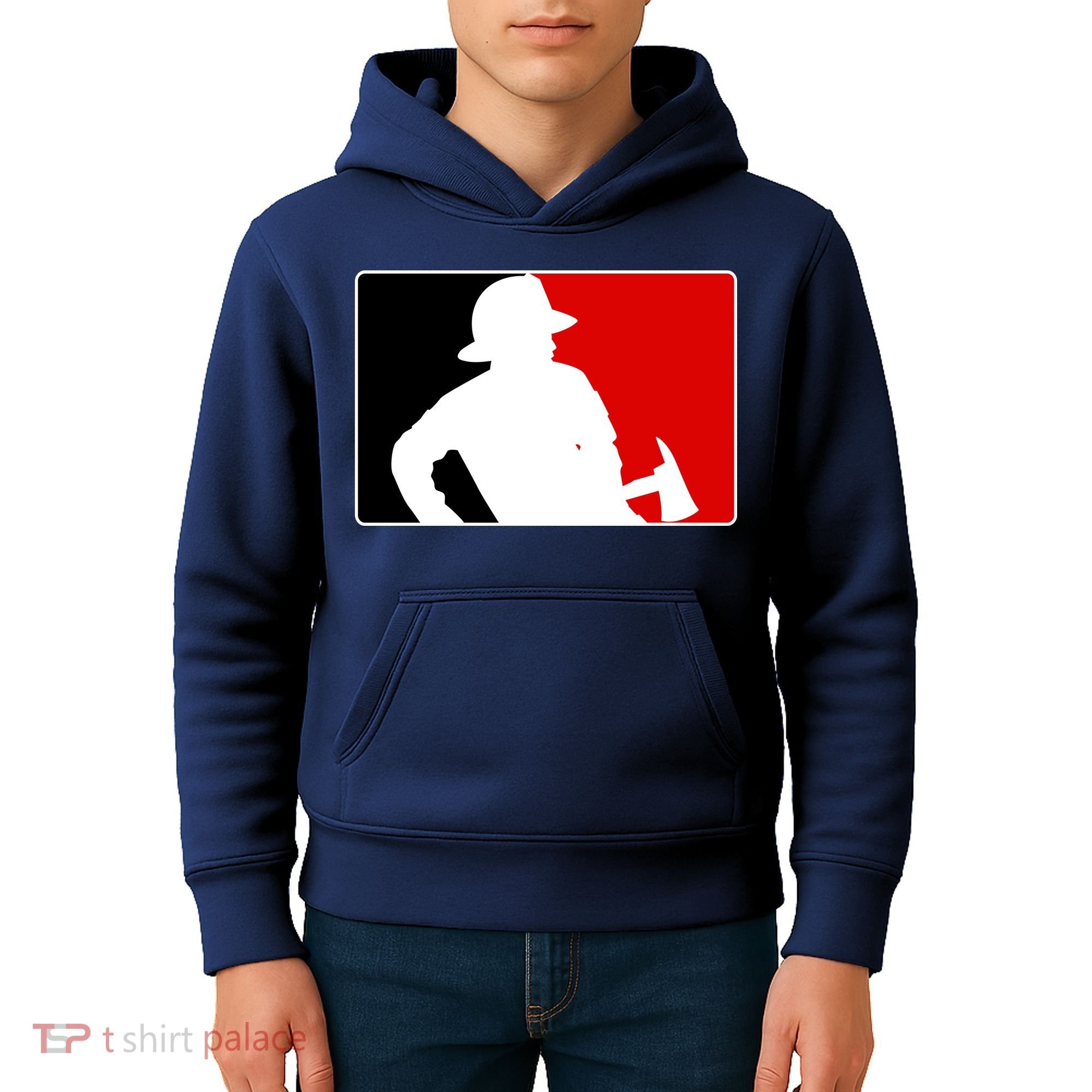 Fireman Team Logo Kids Hoodie