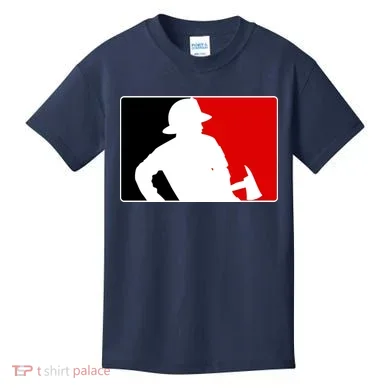Fireman Team Logo Kids T-Shirt